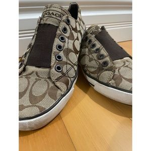 Coach Canvas Bev Laceless Sneaker